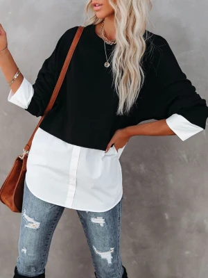 LA Angels Bluza w kolorze czarno-białym rozmiar: M