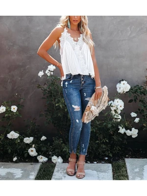 LA Angels Bluzka w kolorze białym rozmiar: S