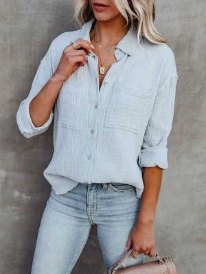 LA Angels Bluzka w kolorze błękitnym rozmiar: L