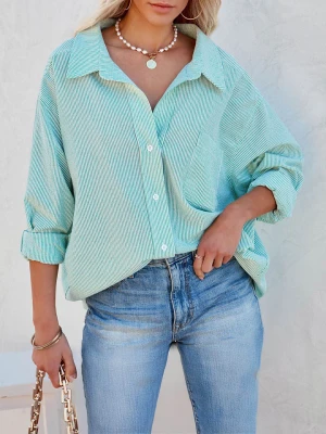 Zdjęcie produktu LA Angels Bluzka w kolorze błękitnym rozmiar: S