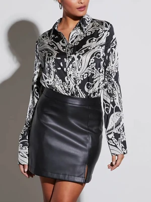 Zdjęcie produktu LA Angels Bluzka w kolorze czarno-kremowym rozmiar: XL