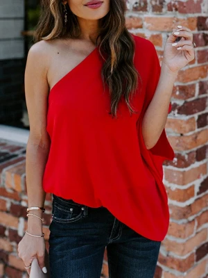 LA Angels Bluzka w kolorze czerwonym rozmiar: S