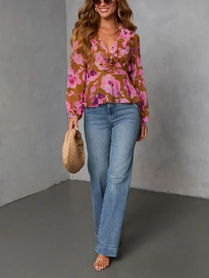 LA Angels Bluzka w kolorze jasnobrązowym rozmiar: XL