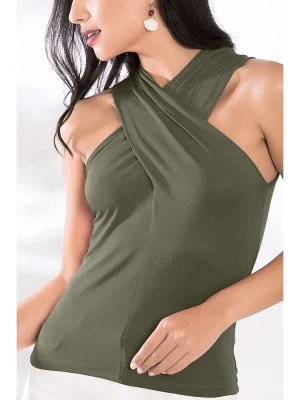 LA Angels Bluzka w kolorze khaki rozmiar: M