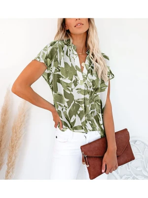 LA Angels Bluzka w kolorze kremowo-oliwkowym rozmiar: M