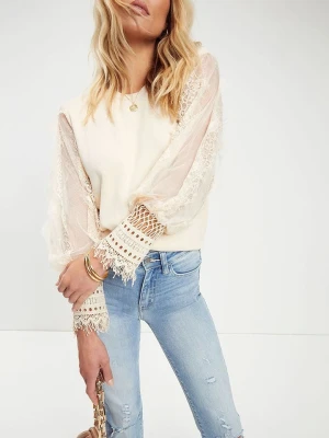 LA Angels Bluzka w kolorze kremowym rozmiar: L