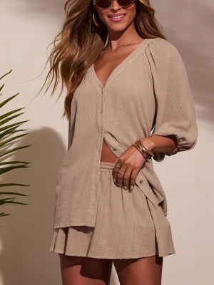 LA Angels Bluzka w kolorze szarobrązowym rozmiar: XL