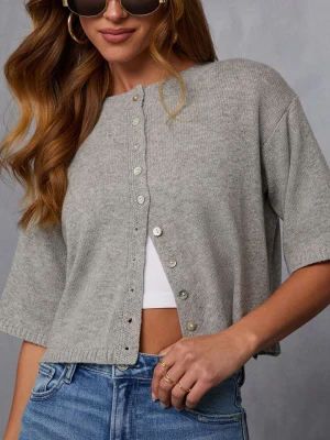 LA Angels Kardigan w kolorze jasnoszarym rozmiar: M