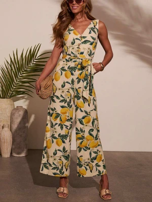 LA Angels Kombinezon w kolorze beżowo-żółto-zielonym rozmiar: XL