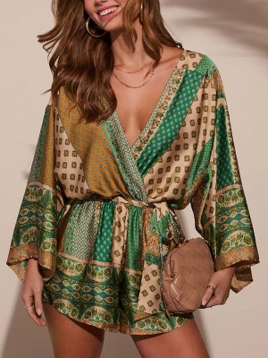 LA Angels Kombinezon w kolorze karmelowo-zielonym rozmiar: L