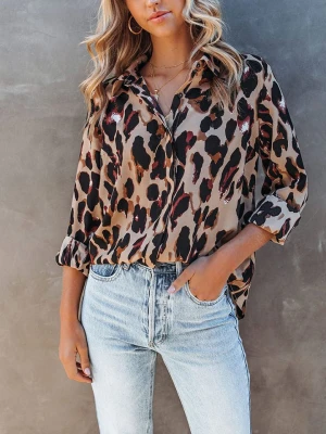 LA Angels Koszula w kolorze beżowo-brązowym rozmiar: XL