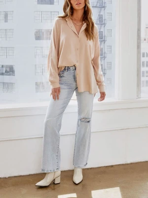 LA Angels Koszula w kolorze beżowym rozmiar: S