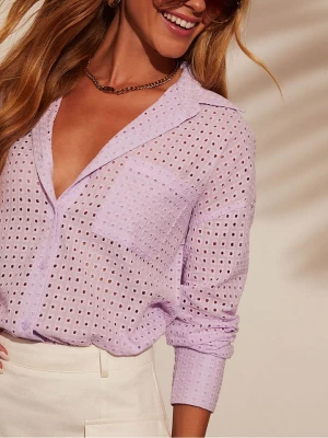 LA Angels Koszula w kolorze fioletowym rozmiar: M