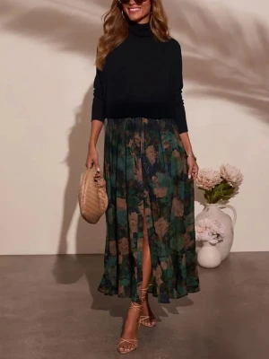 LA Angels Spódnica w kolorze granatowo-zielonym rozmiar: XL