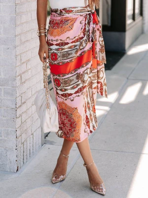 LA Angels Spódnica w kolorze jasnoróżowo-czerwonym rozmiar: L