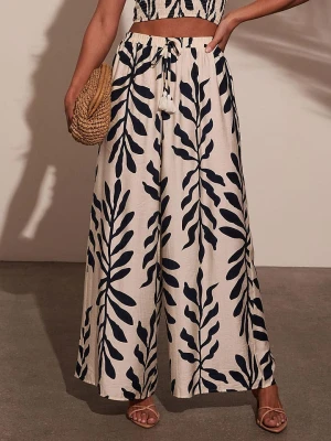 LA Angels Spodnie w kolorze beżowo-czarnym rozmiar: L