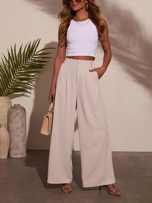 LA Angels Spodnie w kolorze kremowym rozmiar: L