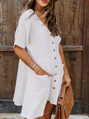 LA Angels Sukienka w kolorze białym rozmiar: S