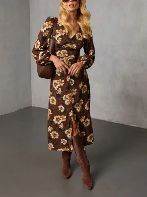 LA Angels Sukienka w kolorze brązowym rozmiar: M