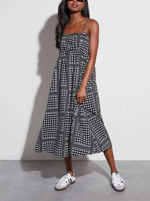 LA Angels Sukienka w kolorze czarno-białym rozmiar: L