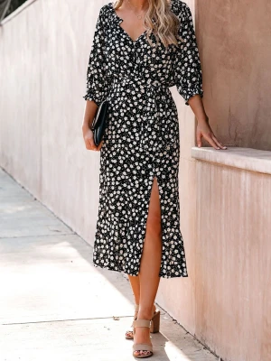 LA Angels Sukienka w kolorze czarno-białym rozmiar: L