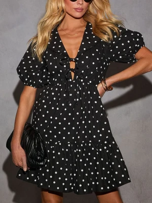 LA Angels Sukienka w kolorze czarno-białym rozmiar: M