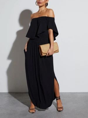 LA Angels Sukienka w kolorze czarnym rozmiar: M