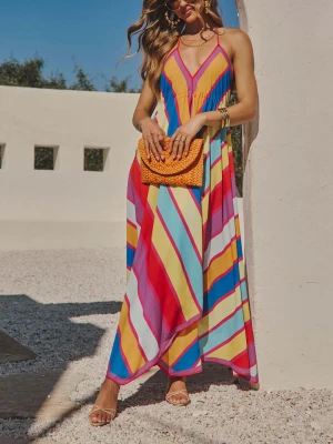 LA Angels Sukienka w kolorze czerwono-niebieskim rozmiar: S