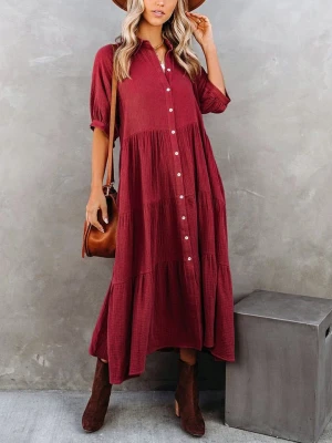 LA Angels Sukienka w kolorze czerwonym rozmiar: L