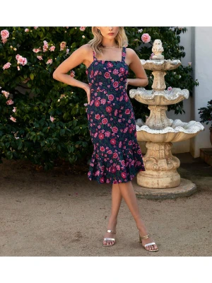 LA Angels Sukienka w kolorze granatowo-czerwonym rozmiar: S