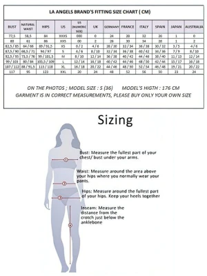 LA Angels Sukienka w kolorze jagodowym rozmiar: M