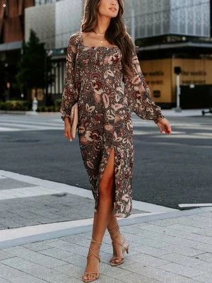 LA Angels Sukienka w kolorze jasnobrązowym rozmiar: M