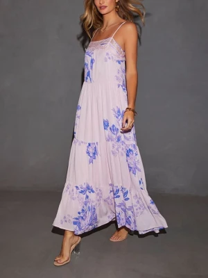 LA Angels Sukienka w kolorze jasnoróżowo-niebieskim rozmiar: XL