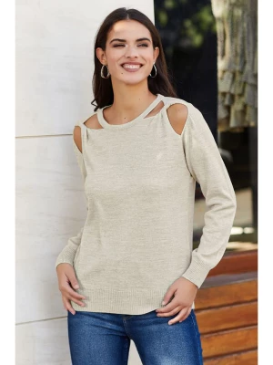 LA Angels Sweter w kolorze beżowym rozmiar: M