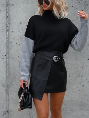 LA Angels Sweter w kolorze czarno-szarym rozmiar: S