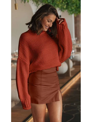 LA Angels Sweter w kolorze czerwonobrązowym rozmiar: S