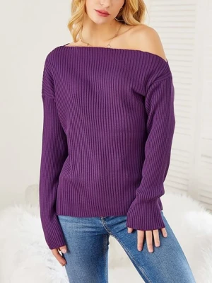 LA Angels Sweter w kolorze fioletowym rozmiar: L