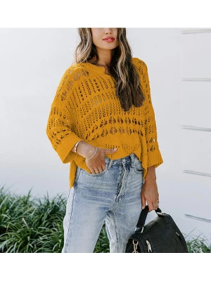 LA Angels Sweter w kolorze jasnobrązowym rozmiar: L