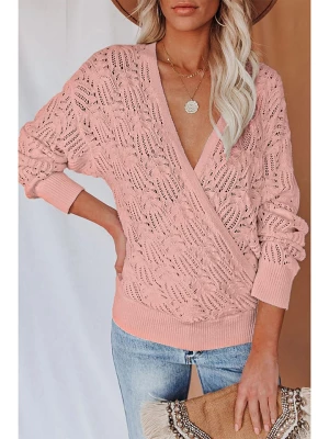 LA Angels Sweter w kolorze jasnoróżowym rozmiar: XL