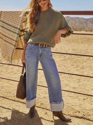LA Angels Sweter w kolorze khaki rozmiar: S
