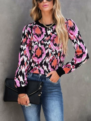LA Angels Sweter w kolorze różowo-czarnym rozmiar: S