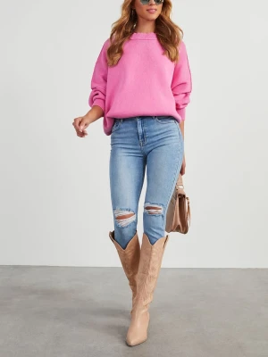 LA Angels Sweter w kolorze różowym rozmiar: M