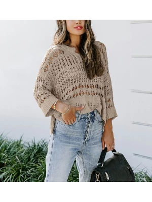 LA Angels Sweter w kolorze szarobrązowym rozmiar: L