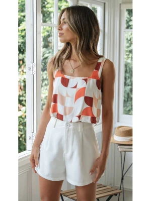 LA Angels Top w kolorze biało-pomarańczowym rozmiar: XL