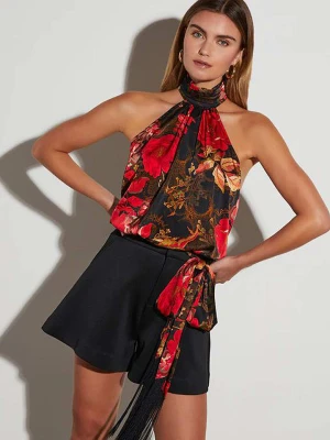 LA Angels Top w kolorze czarno-czerwonym rozmiar: M