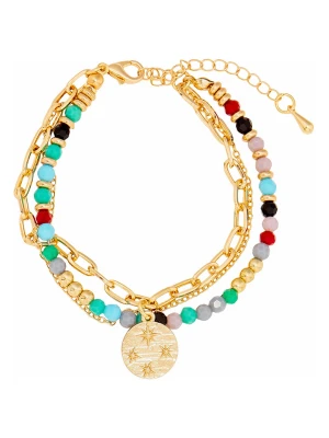 LA CHIQUITA Pozłacana bransoletka z elementem ozdobnym rozmiar: onesize