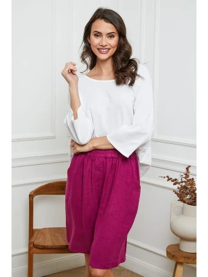 La Compagnie Du Lin Bluzka "Fraiche" w kolorze białym rozmiar: XL