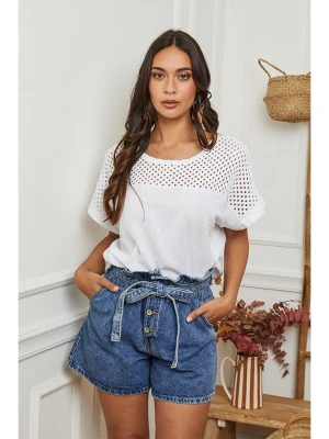 La Compagnie Du Lin Koszulka w kolorze białym rozmiar: S