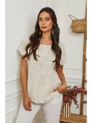 La Compagnie Du Lin Koszulka w kolorze kremowym rozmiar: L