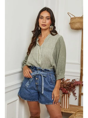 La Compagnie Du Lin Lniana bluzka w kolorze khaki rozmiar: XL